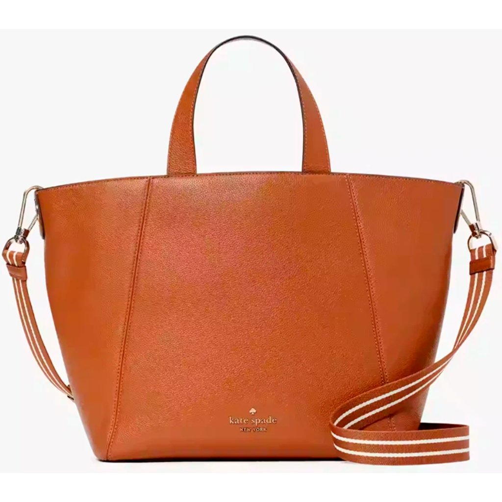 S Kate Spade Rosie Satchel Warm Gingerbread Leather Kc741 Nwt Brown $449 Retail